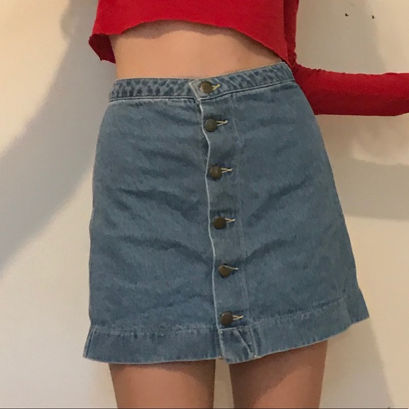 AMERICAN APPAREL denim skirt - Picture 1 of 4